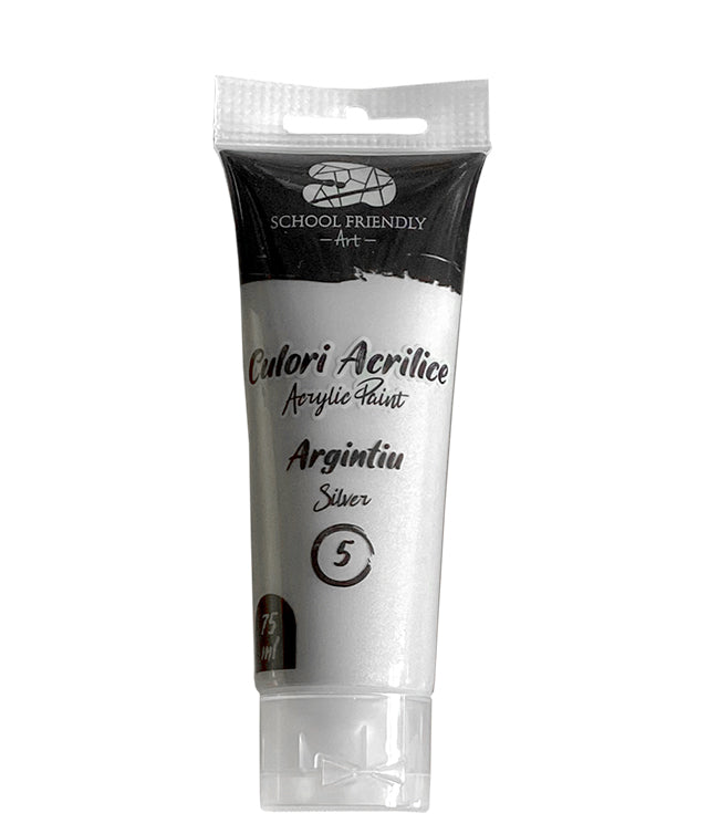 CULORI ACRILICE 75ML ARGINTIU PREMIUM SF ART PIGNA CULORI ACRILICE 75ML ARGINTIU PREMIUM SF ART PIGNA
